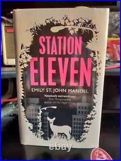 Station Eleven by Emily St. John Mandel. Signed First Edition