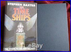 Stephen Baxter THE TIME SHIPS 1st Signed RARE BOOK