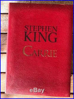 Stephen King Carrie Artist Edition book with portfolio by Cemetery Dance