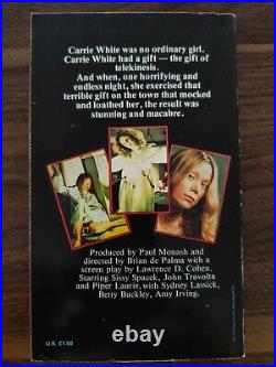 Stephen King Carrie Vintage Paperback 1980, The most sought-after copy