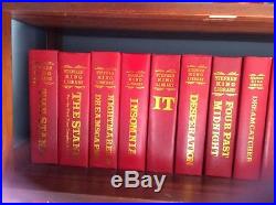 Stephen King Library Book Collection Red Leather 36 Books