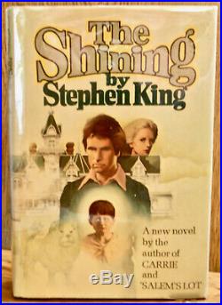Stephen King. THE SHINING. Doubleday, 1977. 1st HC/DJ. King's 3rd Book. Scarce