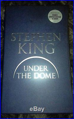Stephen King Under The Dome SIGNED RARE HARDBACK BOOK Waterstones 150/500