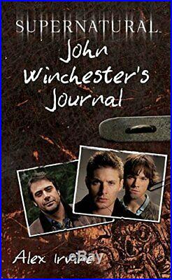 Supernatural John Winchester's Journal by Irvine, Alex Hardback Book The Cheap
