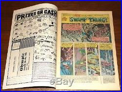 Swamp Thing #1 1 1st DC Comic Book 1972 1st Origin Wrightson Grade 7.5 Near Ex