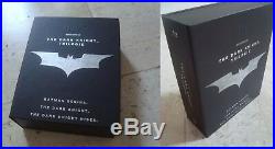THE DARK KNIGHT TRILOGY all 3 movies BOXED Blu-Ray SteelBook & BOOK Batman