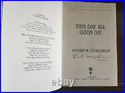 THE GAP vols. 1-5 by Stephen R. Donaldson, all SIGNED/Dated 1st/1sts HCDJ