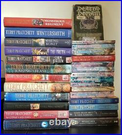 Terry Pratchett 27 Book Lot Hardcover Paperback Discworld Collection Bulk