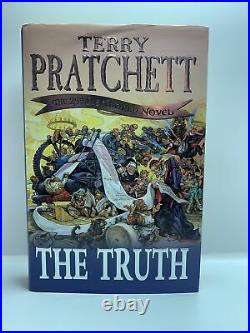 Terry Pratchett SIGNED The Truth Hardback 2000 1st edition 1st print Hardback