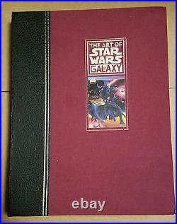 The ART of STAR WARS GALAXY Gary Gerani George Lucas #928/1000 14 signatures HOT
