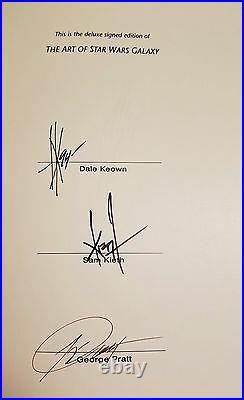 The ART of STAR WARS GALAXY Gary Gerani George Lucas #928/1000 14 signatures HOT