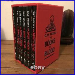 The Books Of Blood, Clive Barker, Limited, 6 Volumes, Subterranean Press, SIGNED