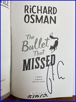 The Bullet that Missed by Richard Osman 2022 SIGNED & DATED UK 1st/1st HB