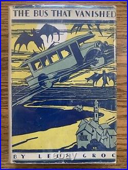 The Bus That Vanished by Leon Groc 1st US EDITION HCDJ SCI FI MYSTERY THRILLER