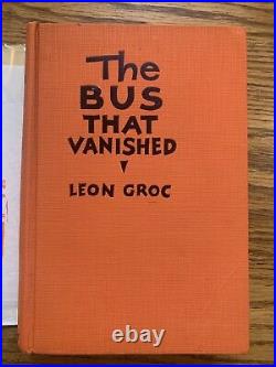 The Bus That Vanished by Leon Groc 1st US EDITION HCDJ SCI FI MYSTERY THRILLER