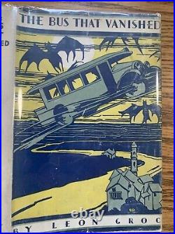 The Bus That Vanished by Leon Groc 1st US EDITION HCDJ SCI FI MYSTERY THRILLER