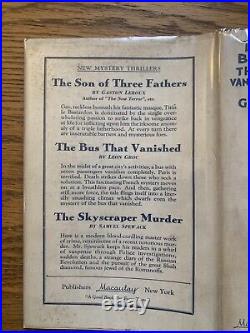 The Bus That Vanished by Leon Groc 1st US EDITION HCDJ SCI FI MYSTERY THRILLER