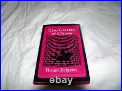 The Courts of Chaos, Hardcover, Faber, Signed by Zelazny