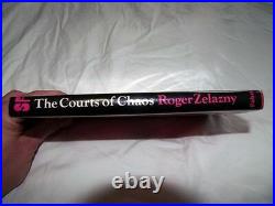 The Courts of Chaos, Hardcover, Faber, Signed by Zelazny