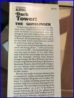 The Dark Tower Book 1 The Gunslinger by Stephen King (1982 Second Edition)