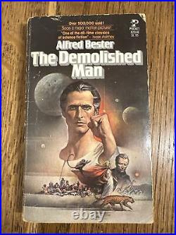 The Demolished Man by Alfred Bester SIGNED & INSCRIBED US Pocket PB Vintage SF