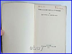 The Door Into Summer by Robert A Heinlein 1957 Publisher Review Copy