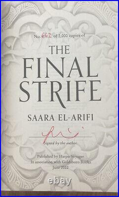 The Final Strife & Battle Drum by Saara El-Arifi Signed Numbered Goldsboro GSFF