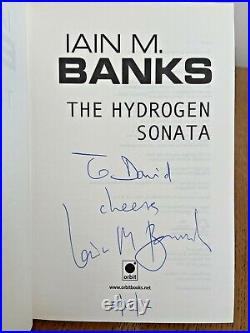 The Hydrogen Sonata by Iain M. Banks 2012 SIGNED & DATED UK 1st/1st HB VGC