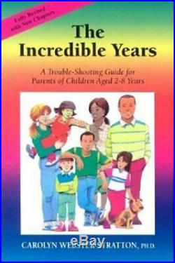 The Incredible Years by Webster-Stratton, Carolyn Paperback Book The Cheap Fast
