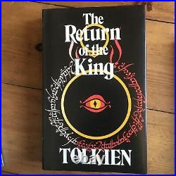 The LORD of the RINGS TRILOGY By Tolkien 1974 Rev 2nd Ed HB Allen & Unwin RARE