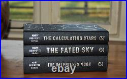 The Lady Astronaut Trilogy by Mary Robinette Kowal SIGNED MATCHED DELUXE LIMITED
