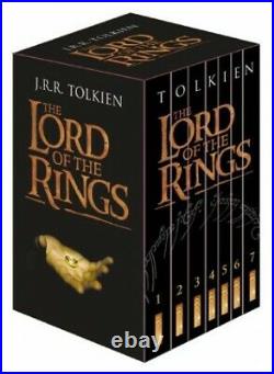 The Lord of the Rings 7 Book Box set by Tolkien, J. R. R. Paperback Book The