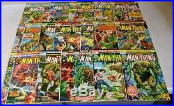 The Man Thing #1-22 Complete Set Marvel Comic Books 1974 Vf+ Near Mint