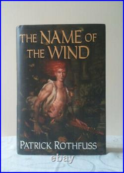 The Name of the Wind by Patrick Rothfuss. Hardback 1st/2nd Signed