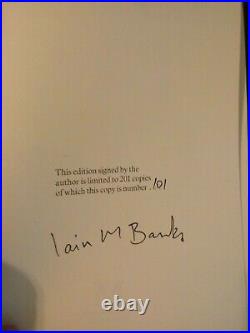 The Player of Games Iain Banks 1988 HC First Limited Signed Edition with case