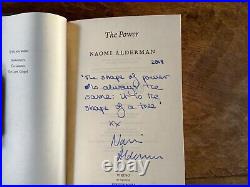 The Power, Naomi Alderman, First ed, Signed, Lined & Dated. Viking, 2016. Rare