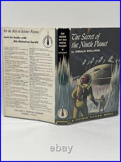 The Secret of the Ninth Planet by Donald Wollheim 1st DJ HC 1959 Sci Fi Winston