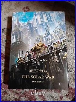The Solar War by John French (Hardcover) Siege of Terra NEW & Rare Black Library
