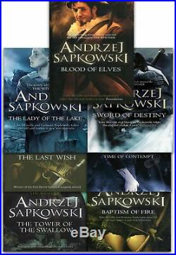 The Witcher Series 7 Books Young Adult Collection Paperback By Andrzej Sapkowsk