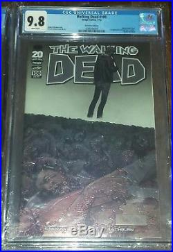 The walking dead 100 Cgc 9.8 lot (2 9.8 graded books) first appearance of