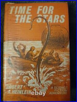 Time for the Stars Robert A. Heinlein 4th impression 1973 hardback ex library