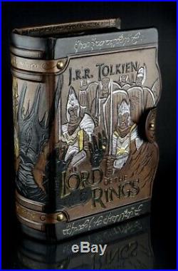Tolkien Lord Of The Rings Unique Deluxe Leather Hand Crafted Cover Book
