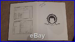 Traveller 5 core rule book signed by Marc Miller