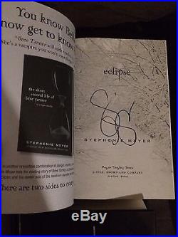 Twilight Saga Signed Books by Stephenie Meyer