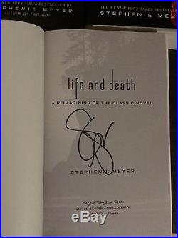Twilight Saga Signed Books by Stephenie Meyer