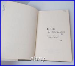Ubik (1st/1st) by Philip K. Dick 1st/1st Doubleday 1969 Very Good Hardback