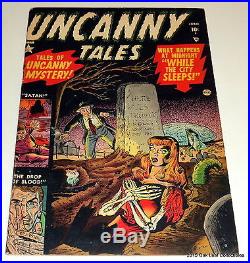 Uncanny Tales 1 Atlas (Marvel) Comic Book Pre Code Horror 1952 Fine