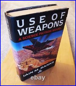 Use of Weapons Iain M Banks First Reprint Hardcover 1990