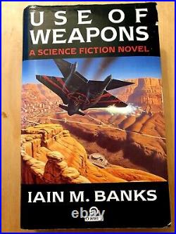 Use of Weapons Iain M Banks First Reprint Hardcover 1990
