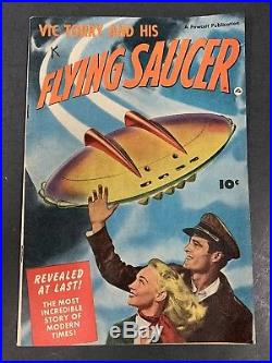 VIC TORRY and his FLYING SAUCER nn (1950) SCI-FI GOLDEN AGE COMIC BOOK NICE